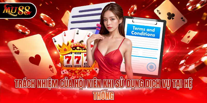 Trách nhiệm của hội viên khi sử dụng dịch vụ tại hệ thống
